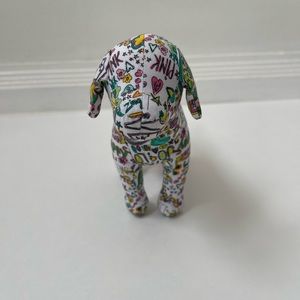 PINK Victoria's Secret  Doodle Graffiti Mini Dog Stuffed Animal